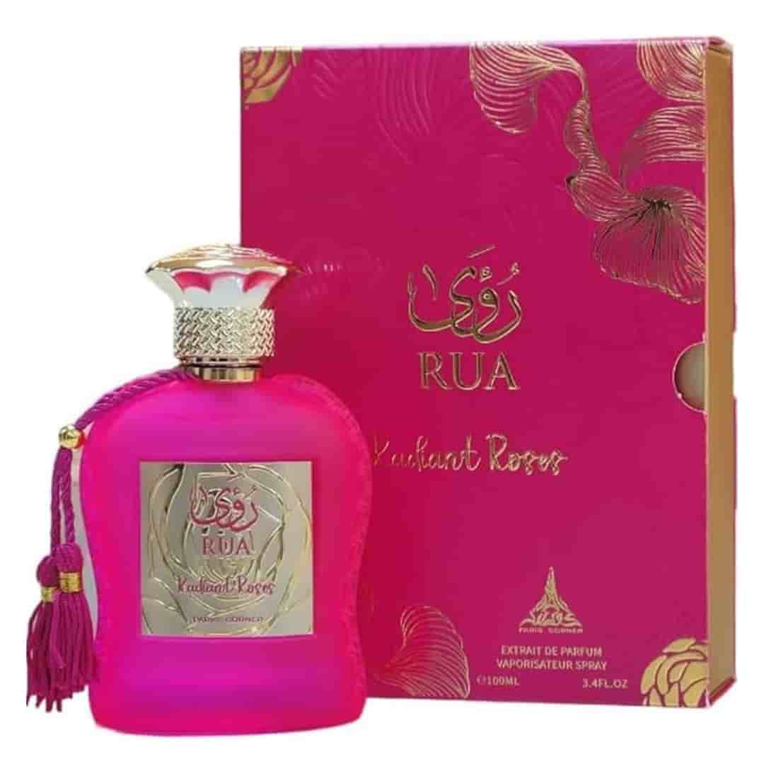 ادکلن روآ رادیانت رز پاریس کرنر حجم 100 میلی لیتر اورجینال | Paris Corner RUA Radiant Roses