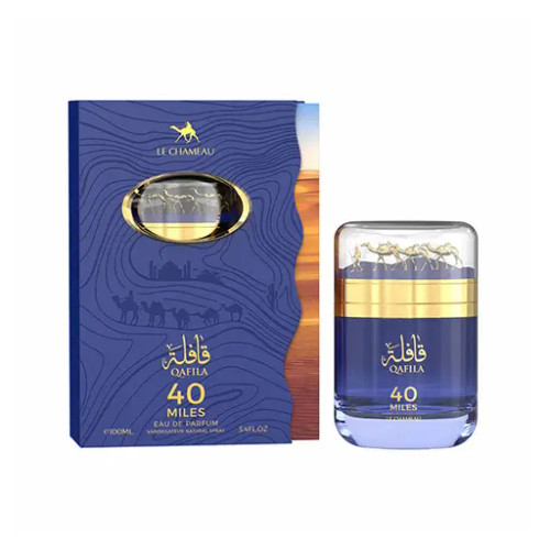 ادکلن قافله ۴۰ مایلز لشامو حجم 100 میلی لیتر اورجینال | LE CHAMEAU Qafila 40 Miles