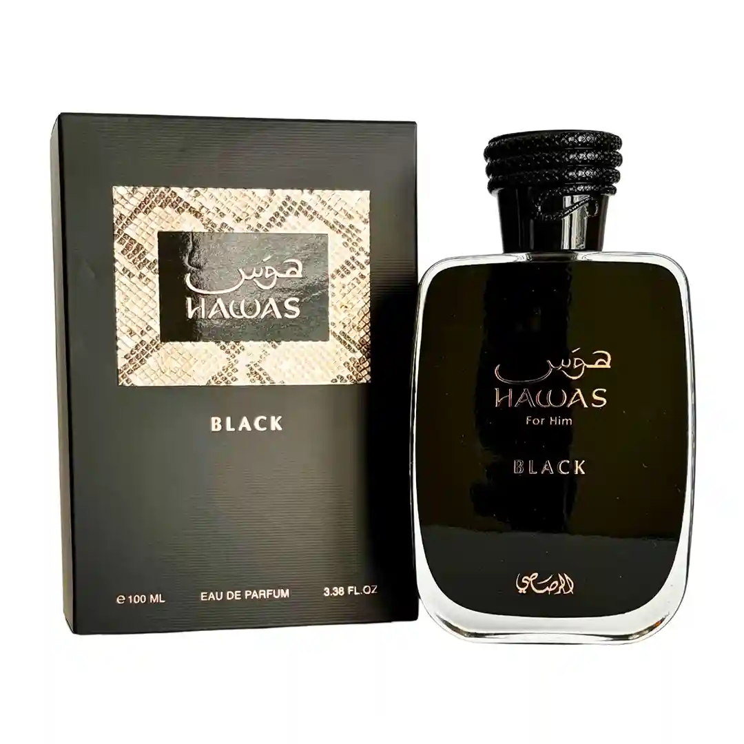 ادکلن هوس بلک رصاصی مشابه رایحه نیشان هاچیوات حجم 100 میلی لیتر اورجینال | Rasasi Hawas Black