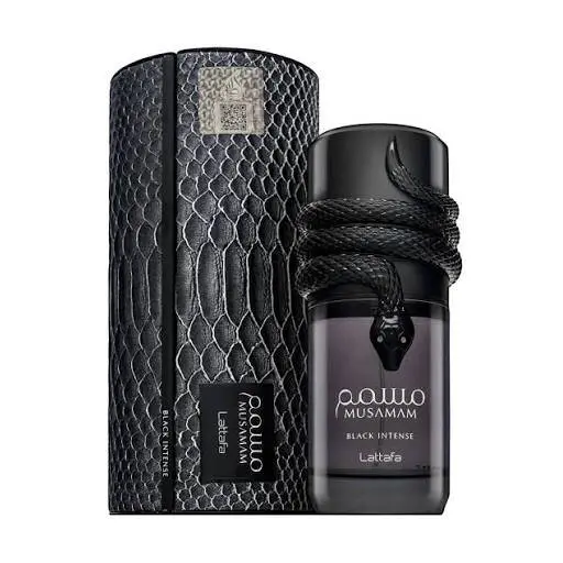 ادکلن مسمم بلک اینتنس لطافه حجم 100 میلی لیتر اورجینال | Lattafa Musamam Black Intense