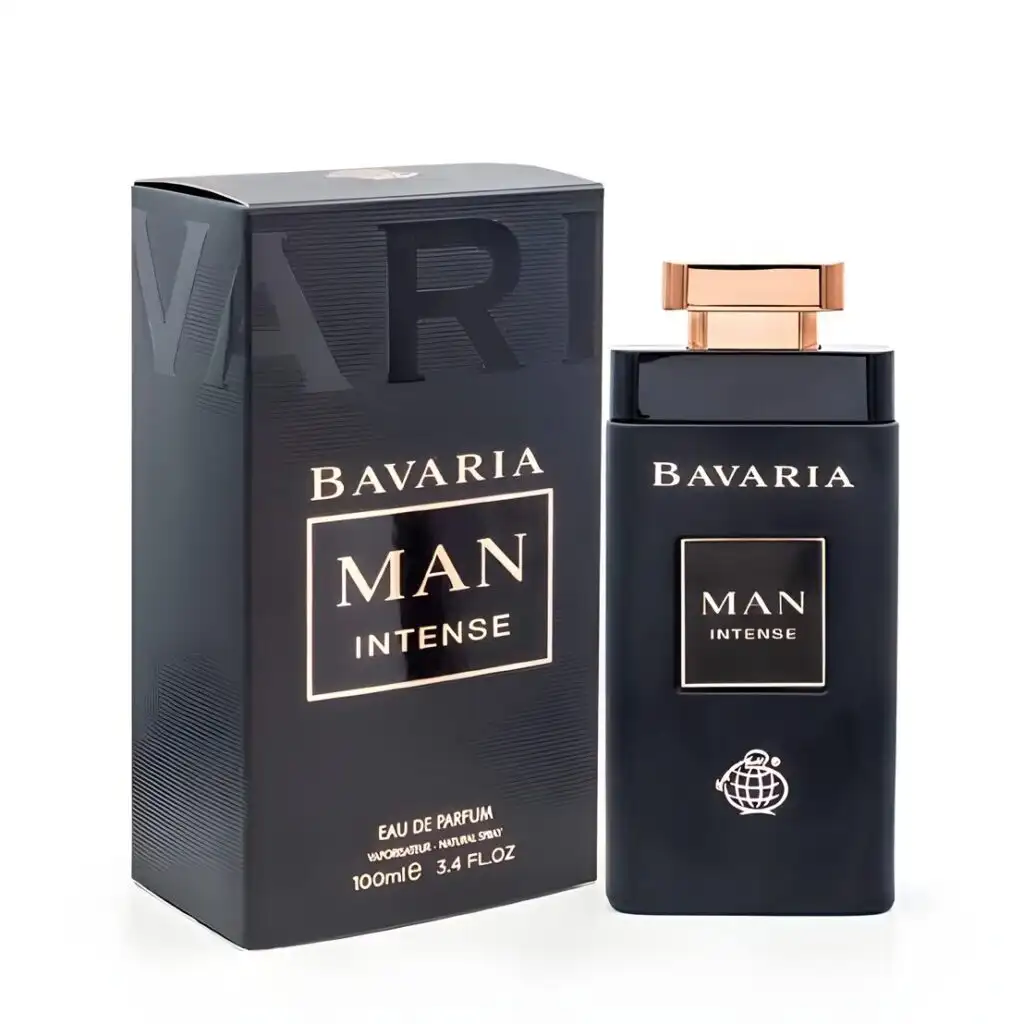 ادکلن باواریا من اینتنس فرگرانس ورد حجم 100 میلی لیتر اورجینال | Fragrance World Bavaria Man Intense