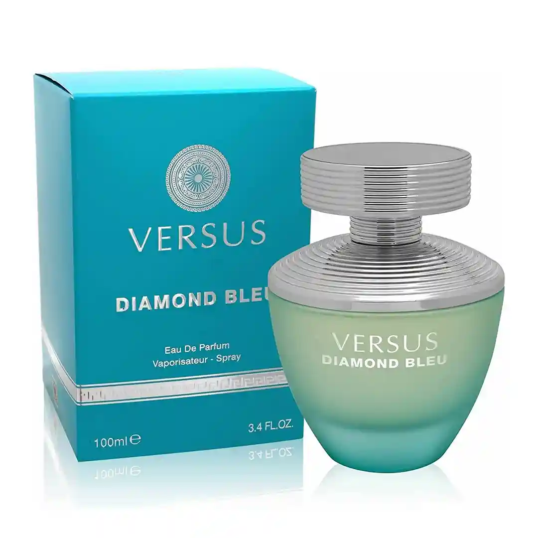 ادکلن ورسوس دیاموند بلو فرگرنس ورد حجم 100 میلی لیتر اورجینال | Fragrance World Versus Diamond Bleu