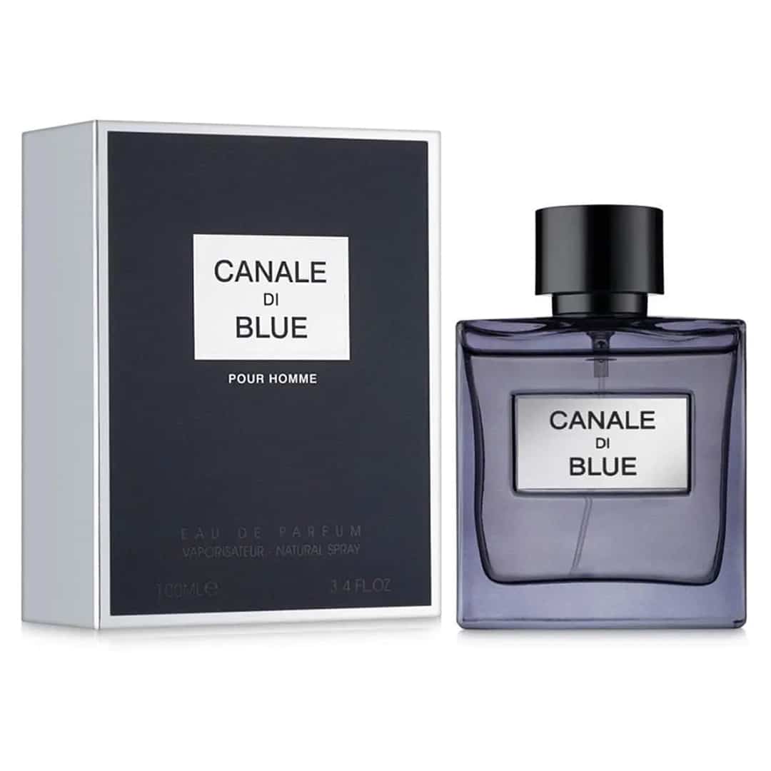 ادکلن کانال دی بلو فرگرنس ورد مشابه رایحه بلو شنل حجم 100 میلی لیتر اورجینال | Fragrance world Canale Di Blue Pour Homme