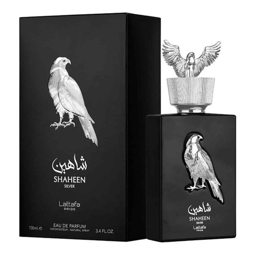 ادکلن شاهین نقره ای لطافه مشابه رایحه کرید اونتوس حجم 100 میلی لیتر اورجینال | Lattafa pride Shaheen Silver
