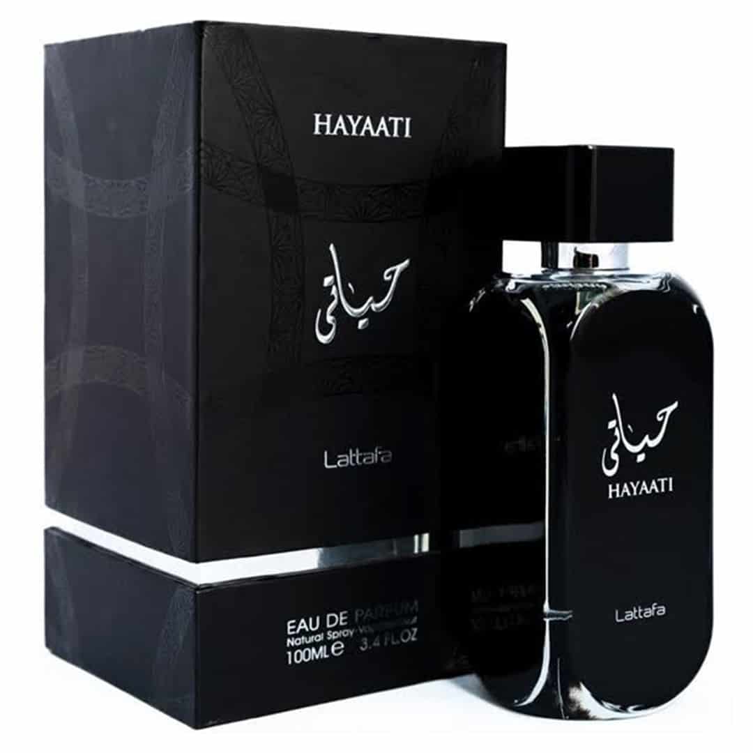 ادکلن حیاتی مشکی لطافه حجم 100 میلی لیتر اورجینال | Lattafa Hayaati