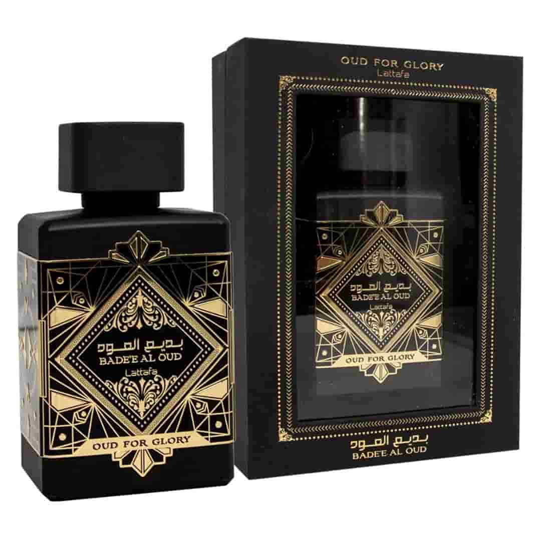 ادکلن بدیع العود مشکی لطافه حجم 100 میلی لیتر اورجینال | Lattafa Badee Al Oud For Glory