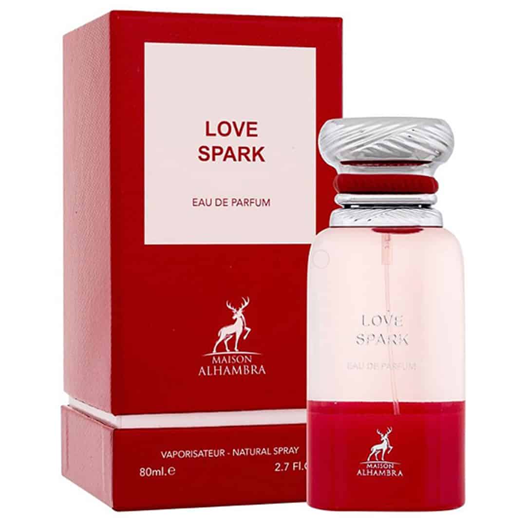 ادکلن لاو اسپارک الحمبرا مشابه رایحه تام فورد الکتریک چری حجم 80 میلی لیتر اورجینال | Alhambra Love spark