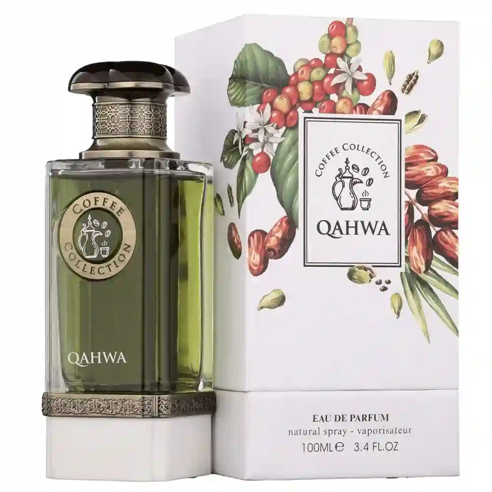 ادکلن قهوه کافی کالکشن فرگرنس ورد حجم 100 میلی لیتر اورجینال | Fragrance World Qahwa Coffee Collection