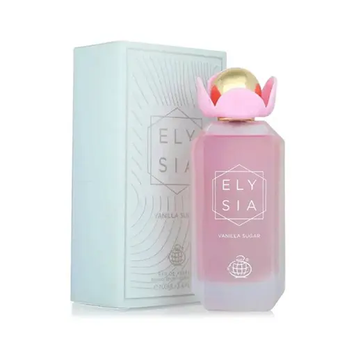 ادکلن الیسیا وانیلا شوگر فرگرنس ورد حجم 100 میلی لیتر اورجینال | Fragrance World Elysia Vanilla Sugar