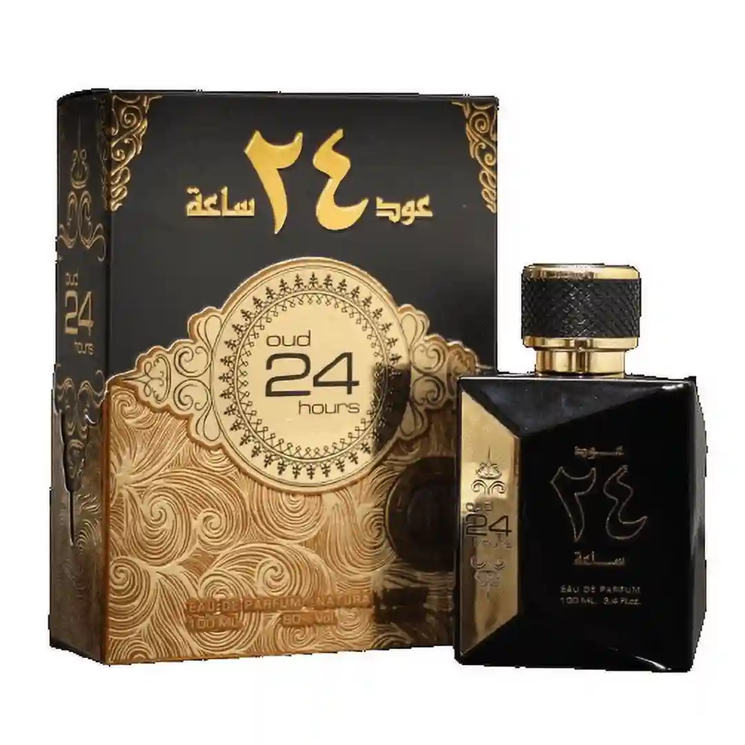 ادکلن عود 24 ساعة ارض الزعفران حجم 100 میلی لیتر اورجینال | Oud 24 Hours Ard Al Zafaran