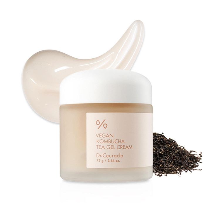 ژل کرم مرطوب کننده چای کامبوجا دکتر سراکل Dr.Ceuracle Vegan Kombucha Tea Gel Cream