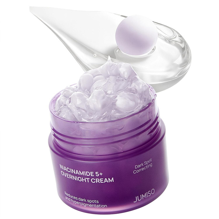 کرم شب ضد لک و روشن کننده نیاسینامید 5 درصد جومیسو JUMISO Niacinamide 5+ Overnight Cream برند: جومیسو Jumiso