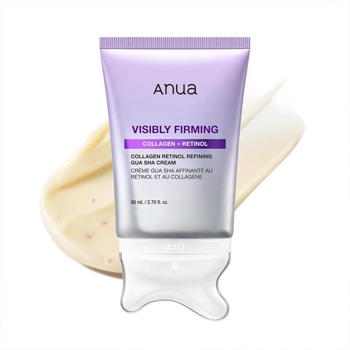 گواشا کرم رتینول و کلاژن آنوا ضد چروک، جوانساز و فرم دهنده Anua Collagen Retinol Refining Gua Sha Cream برند: آنوا Anua