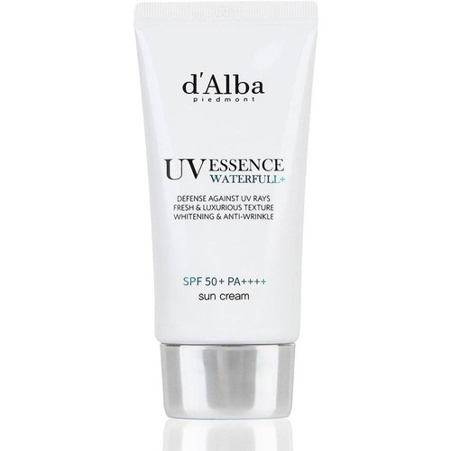 اسنس ضد آفتاب ترافل سفید د البا اصل کره ای | سبک و آبرسان SPF50+ d'Alba UV Essence Waterfull برند: دالبا d'Alba