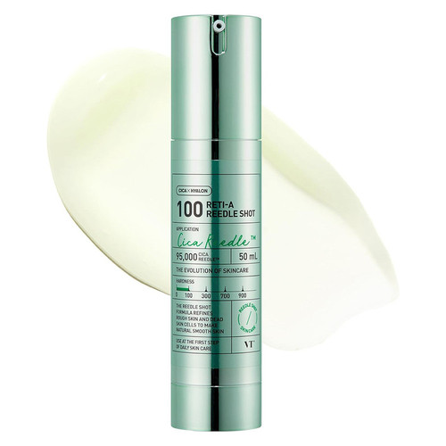 اسنس ترمیم کننده و ضد چروک رتینول ریدل شات 100 وی تی کازمتیک VT Cosmetics Reti-A Reedle Shot 100 برند: وی تی کازمتیک