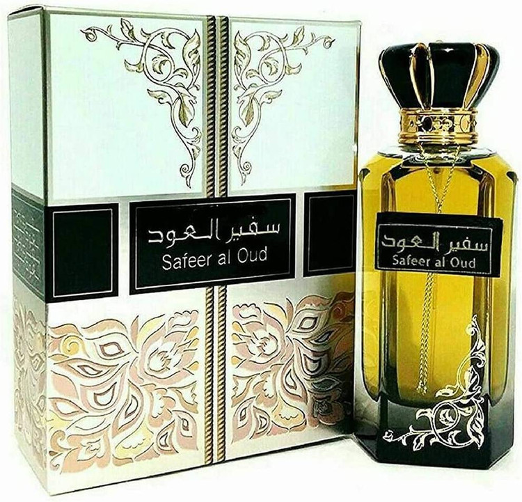 ادکلن سفیر العود safeer al oud برند ارض الزعفران حجم۱۰۰میل