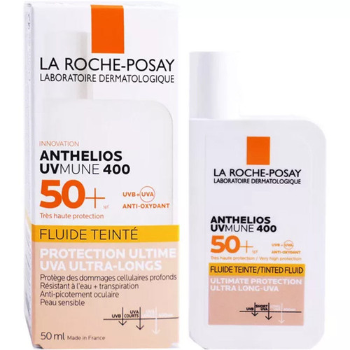 ضد آفتاب رنگی لاروش پوزای ANTHELIOS UVMUNE 400 SPF50 حجم ۵۰ میلی لیتر اورجینال