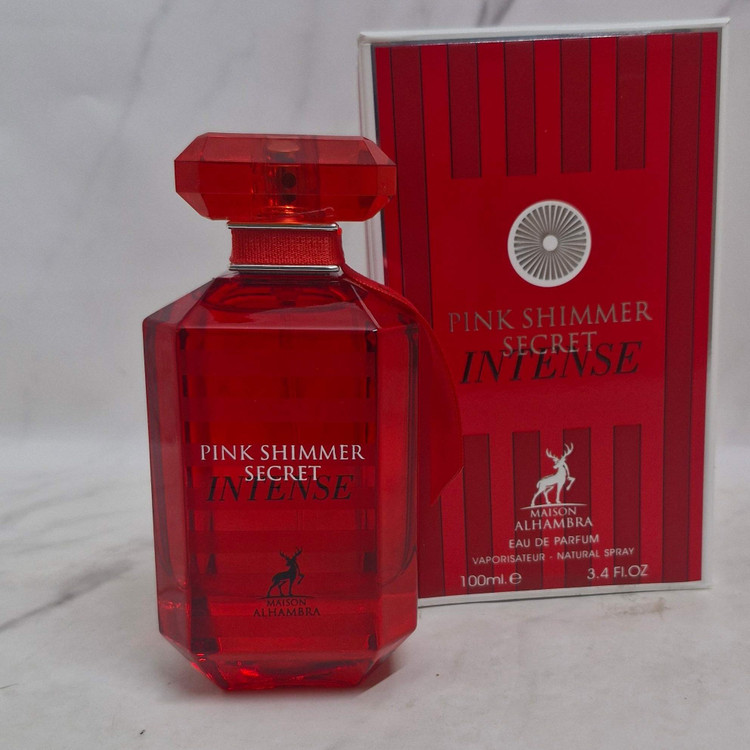 عطر ادکلن پینک شیمر سکرت اینتنس” ویکتوریا سکرت بامبشل اینتنس الحمبرا” حجم ۱۰۰میلPink Shimmer Intense برند: الحمبرا