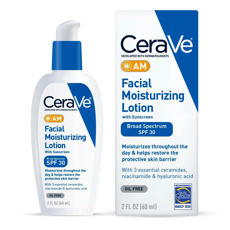 لوسیون مرطوب کننده روز SPF30 سراوی CeraVe AM Facial Moisturizing Lotion