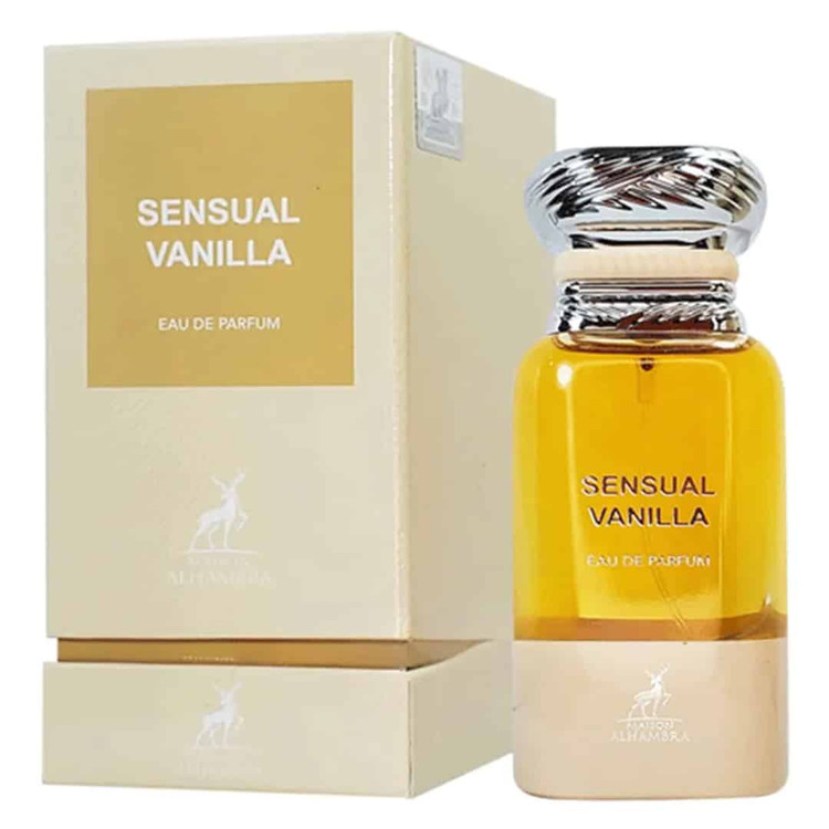 ادکلن سنسوال وانیلا الحمبرا رایحه تام فورد وانیلا سکس حجم 80 میلی لیتر اورجینال | Alhambra Sensual vanilla برند: الحمبرا