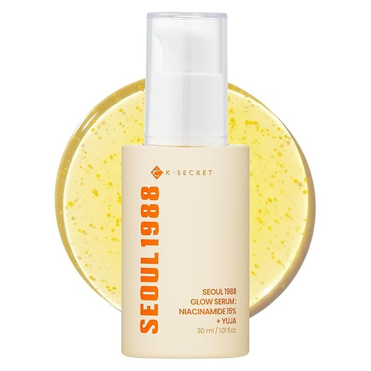 سرم روشنکننده و درخشانکننده نیاسینامید ۱۵٪ حاوی عصاره یوجا کیسکرت K-SECRET SEOUL 1988 Niacinamide Glow Serum 15% + Yuja