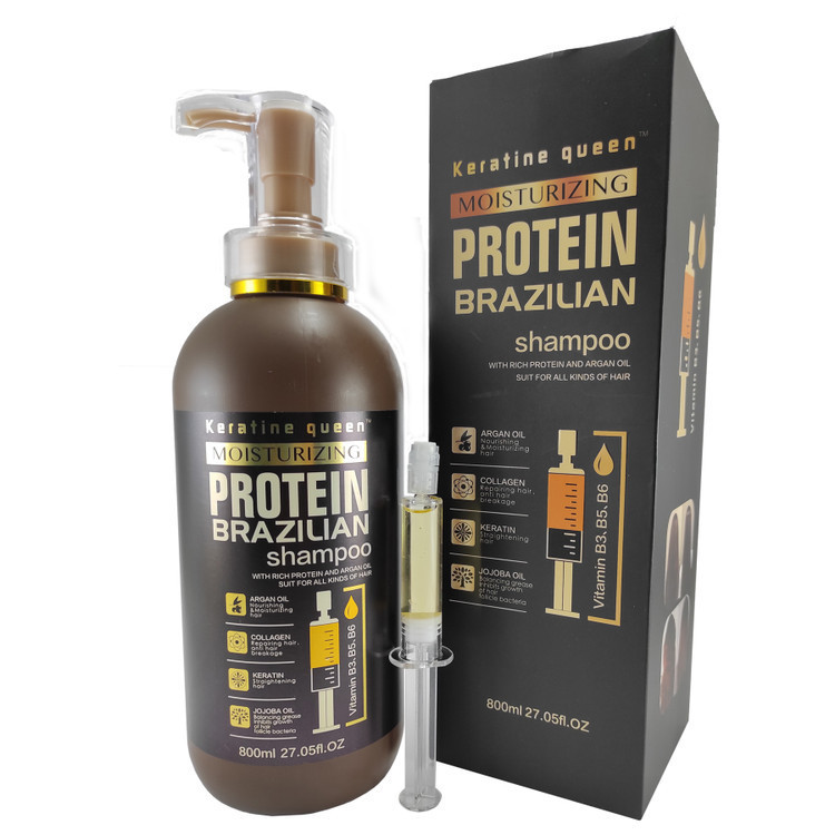 شامپو پروتئین برزیلی بدون سولفات keratin queen Brazilian protein shampoo without keratin queen sulfate برند: کراتین کویین