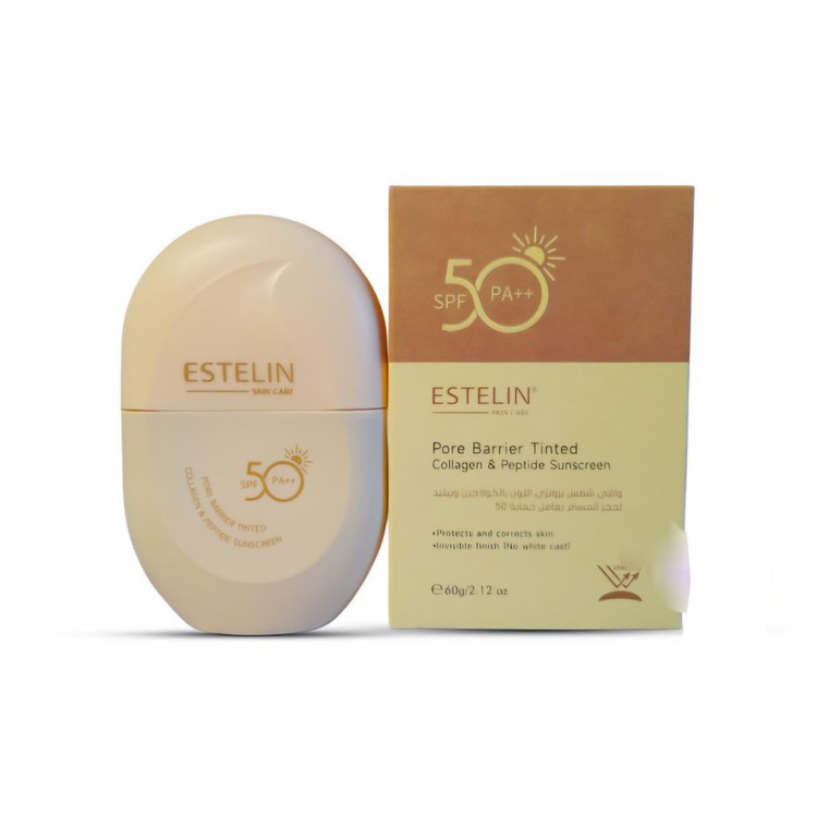 ضدآفتاب کلاژن و پپتاید منافذ باز استلین spf50 وزن 60 گرم  برند: استلین