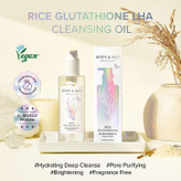 شوینده روغنی گلوتاتیون برنج مری اند می لایه بردار ملایم و روشن کننده پوست Mary&May Rice Glutathione LHA Cleansing Oil برند: مری اند می MARY &MAY