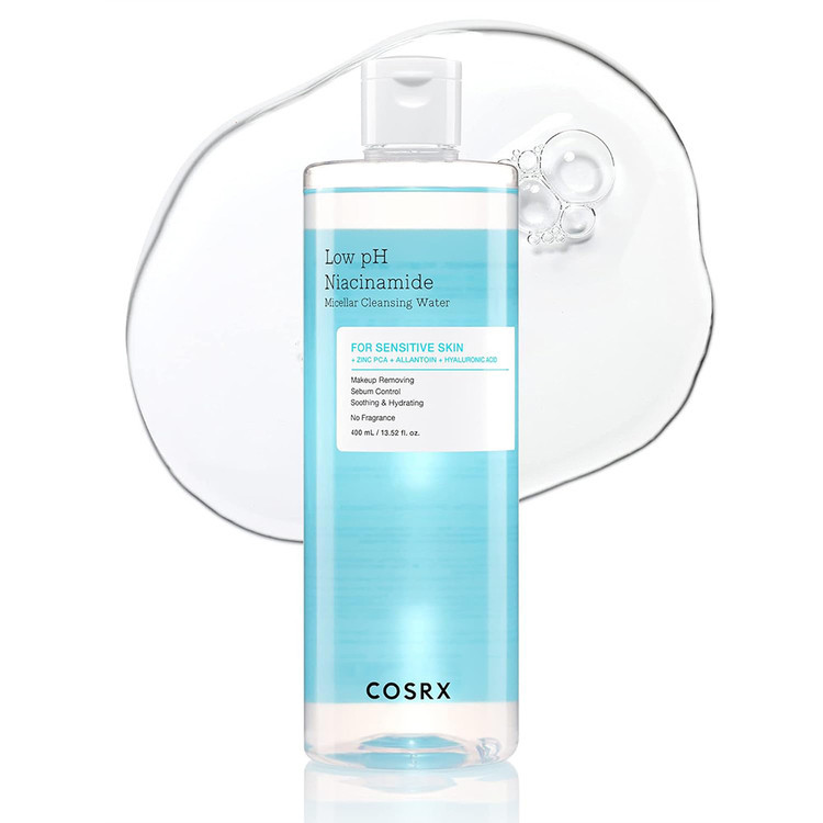 میسلار واتر آبرسان و تسکین دهنده نیاسینامید س osrx Low pH Niacinamide Micellar Cleansing Water برند: کوزارکسCOSRX