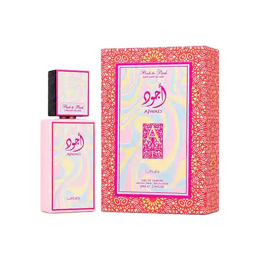 ادکلن اجود پینک تو پینک کریمی الکسیر لطافه حجم 60 میلی لیتر اورجینال | Ajwad Pink to Pink Creamy Elixir Lattafa